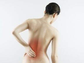 osteoxondroz tufayli pastki orqa og'riqlar