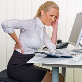 sedentary ish paytida lomber osteoxondroz